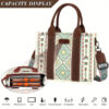 Bohemian Women's Tote Bag 3-Piece Set - Lightweight And Versatile Tote Bag With Adjustable Shoulder Straps, - No Delivery On Weekends - Prohibited Sales Platforms - Temu, Walmart - Image 3