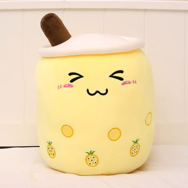 Cute Fruit Drink Plush Stuffed Soft Strawberry Milk Tea Plush Boba Tea Cup Toy Bubble Tea Pillow Cushion Kids Gift - Image 7