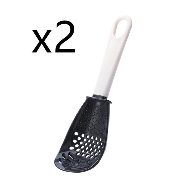 Multifunctional Slotted Spoon Grinding Cooking Spoon Mashed Auxiliary Food Ginger Garlic Spoon Press Potatoe Stir-frying Spatula Kitchen Gadget - Image 2