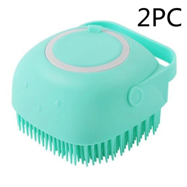 Silicone Dog Bath Massage Gloves Brush Pet Cat Bathroom Cleaning Tool Comb Brush For Dog Can Pour Shampoo Dog Grooming Supplies - Image 10