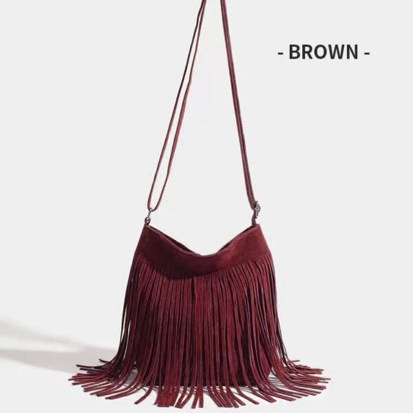 Artistic Tassel Simple And Popular Shoulder Bag - Image 2