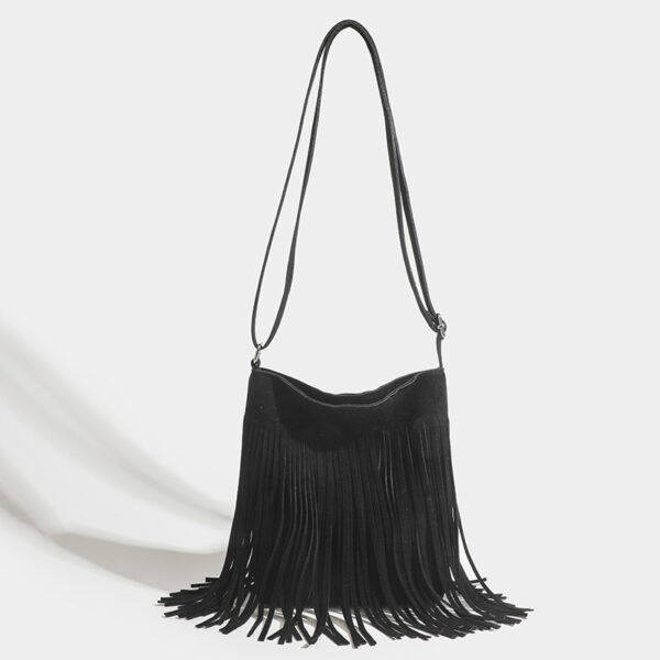 Artistic Tassel Simple And Popular Shoulder Bag - Image 8