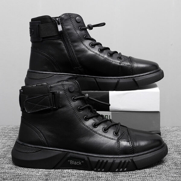 Plus Size Men's Shoes Soft-soled Martin Boots - Image 7