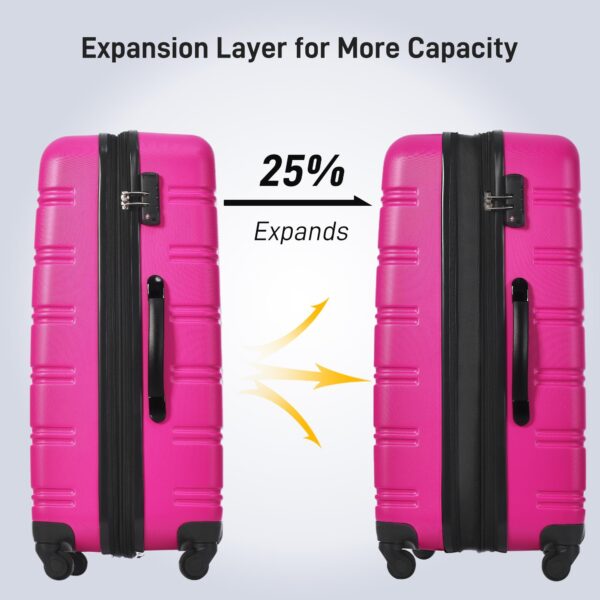 Hardshell Suitcase Set Of 4 Pieces, Light 16 Inches, 20 Inches, 24 Inches, 28 Inches, Luggage Case. - Image 4