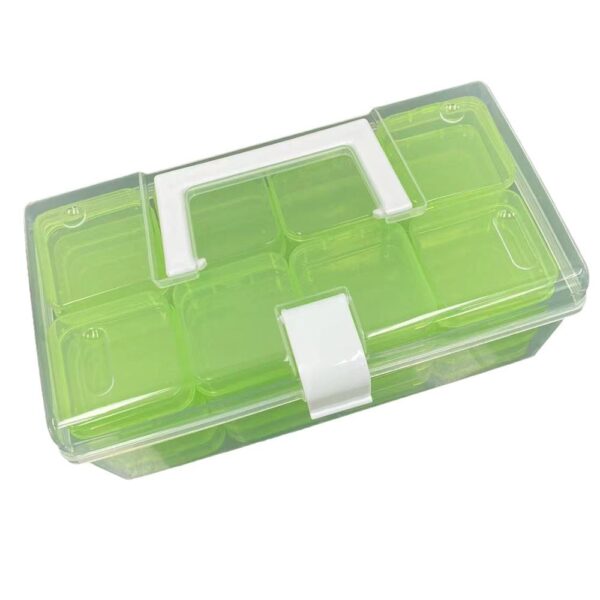 32-grid Transparent Plastic Storage Box Large Capacity Portable - Image 8