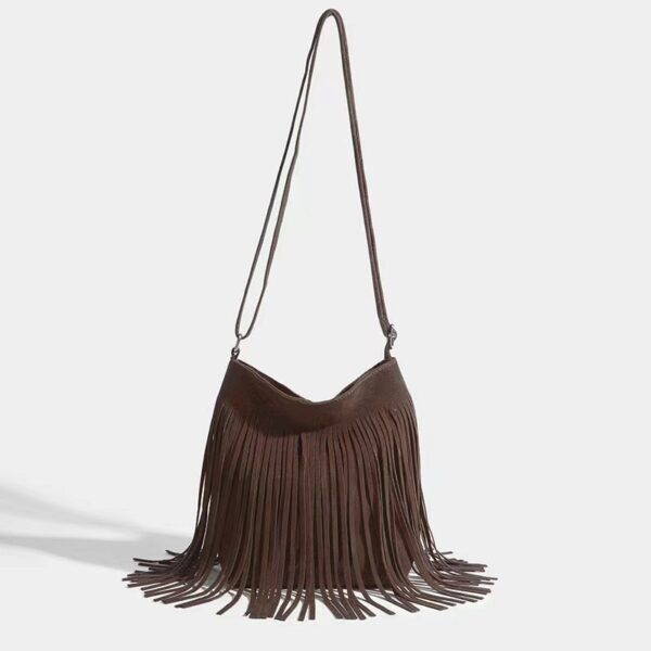 Artistic Tassel Simple And Popular Shoulder Bag - Image 7