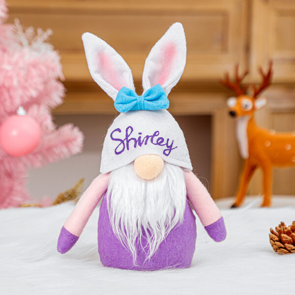 Cute Easter Letter Rabbit Doll Decoration - Image 10