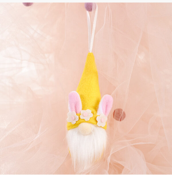 Easter Decoration Supplies Creative Easter Rabbit Faceless Doll Small Pendant Rabbit Ear Ornaments - Image 8