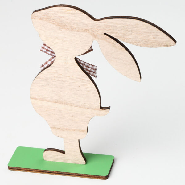 Easter Wooden Craftwork Rabbit Decoration - Image 4