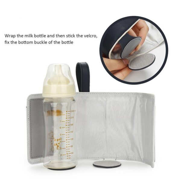 Bottle Warmer Bag 3 Temperature Adjustable Portable Baby Bottle Warmer for Home and on the Go - Image 7