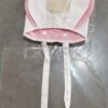 Fabric Bunny Ear Easter Bag Hanging - Image 3