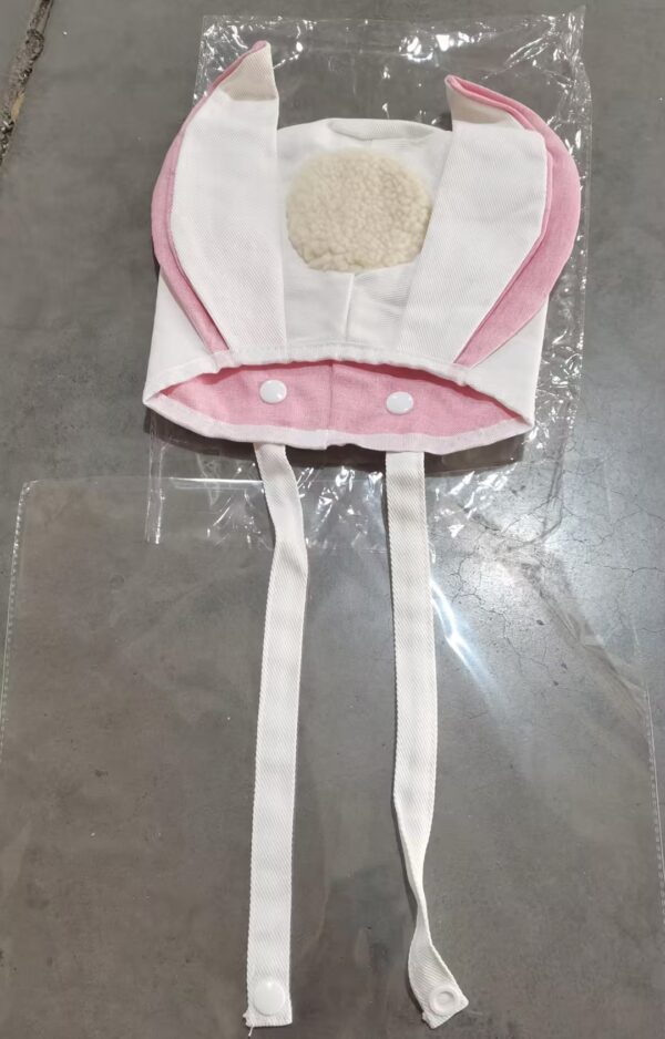 Fabric Bunny Ear Easter Bag Hanging - Image 3