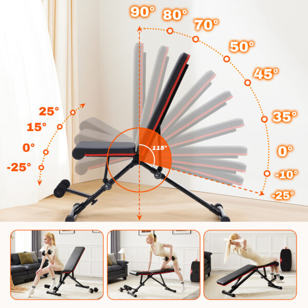 Adjustable Fitness Bench Suitable For Home Gyms - Image 2