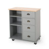 Kitchen Trolley 2 Drawers - 1 Door - Image 5